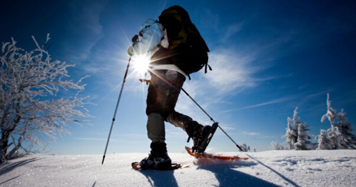 Ciaspolata del Escursione guidata con le ciaspole in